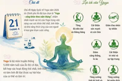 Ngày Quốc tế Yoga 21/6: Yoga sống khỏe theo năm tháng