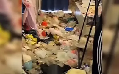 Nhân viên môi giới sốc nặng khi thấy căn hộ cho thuê ngập rác và chó bị bỏ rơi