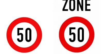 Phân biệt biển báo P.127 và R.E,9d: Chữ 'ZONE' thay đổi ý nghĩa hoàn toàn