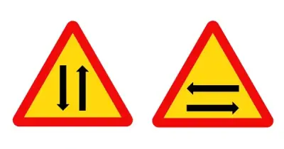 Phân biệt biển báo W.204 và W.234: Khác biệt nhỏ, ý nghĩa lớn