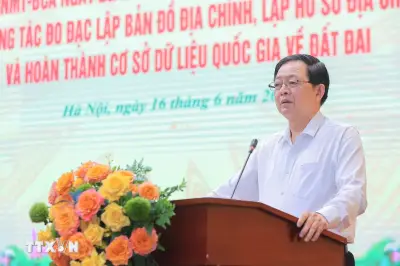 Phấn đấu hoàn thành cơ sở dữ liệu quốc gia về đất đai trong năm 2026