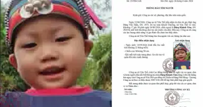 Phát hiện thi thể bé trai 22 tháng tuổi sau 5 ngày mất tích khi đi cùng dì