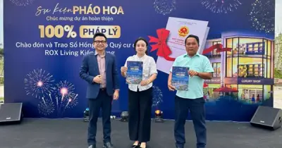 ROX Living Kiến Tường trao sổ đỏ đợt tiếp theo, khẳng định uy tín và cam kết