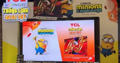 TCL C8L SQD-Mini LED: TV điện ảnh đỉnh cao cùng Minions & Quái Vật