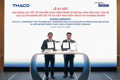 THACO từng bước làm chủ công nghệ sản xuất đầu máy toa xe tại Việt Nam