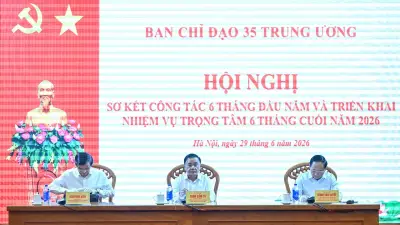 Thường trực Ban Bí thư Trần Cẩm Tú chủ trì Hội nghị Ban Chỉ đạo 35