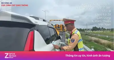 Tài xế nước ngoài bị phạt gần 90 triệu vì liên hoàn lỗi trên cao tốc