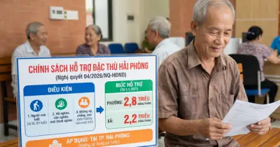 Tin đồn hỗ trợ 2,2-2,8 triệu/tháng cho người không vợ/chồng/con: chỉ áp dụng ở Hải Phòng