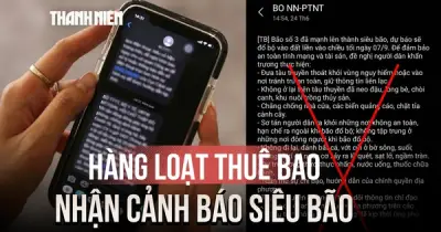 Tin nhắn cảnh báo siêu bão là tin cũ, lỗi kỹ thuật gây hiểu lầm
