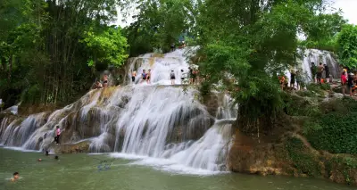 Tạm dừng hoạt động du lịch tại thác nước nổi tiếng ở Phú Thọ