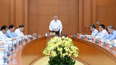 Tổng Bí thư, Chủ tịch nước Tô Lâm chỉ đạo tại cuộc làm việc quan trọng
