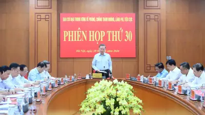 Tổng Bí thư Tô Lâm chủ trì phiên họp Ban Chỉ đạo phòng chống tham nhũng