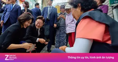 Tổng thống Lee Jae-myung bất ngờ thăm chợ truyền thống Suwon