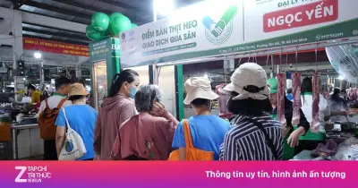 TP.HCM thí điểm bán thịt heo qua sàn giao dịch tại chợ truyền thống