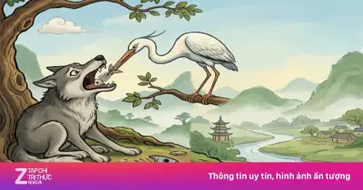 Truyện kể trước giờ đi ngủ: Chó sói và sếu - Bài học về lòng biết ơn