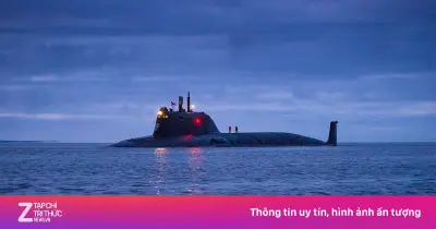 Tàu ngầm hạt nhân Arkhangelsk phóng tên lửa Oniks dưới lòng biển