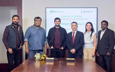 VinDynamics hợp tác Skild AI phát triển robot hình người