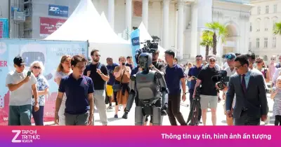 VinRobotics lần đầu trình diễn người máy VR-H3 tại chuỗi sự kiện công nghệ quốc tế