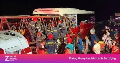 Xe khách tông xe đầu kéo trên cao tốc Hàm Nghi - Vũng Áng, tài xế tử vong