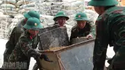 150 chiến sĩ quân đội tăng tốc xây trường nội trú tại A Lưới