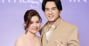 Đan Trường và vợ cũ Thủy Tiên cùng con trai dự sự kiện của Lý Thùy Chang