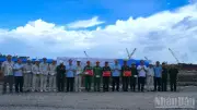 Bí thư Tỉnh ủy Cà Mau kiểm tra tiến độ cao tốc Cà Mau-Đất Mũi