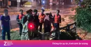 Ba phụ nữ cùng xe máy bị nước lũ cuốn trôi trong đêm ở Đồng Nai