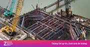 Ba trụ tháp cầu Thượng Cát 7.300 tỷ đồng dần hình thành giữa sông Hồng