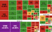 Cổ phiếu Vingroup giúp VN-Index tăng 33 điểm, thị trường vẫn xanh vỏ đỏ lòng