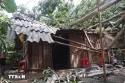 Cao Bằng thiệt hại do mưa lớn sạt lở đất đá