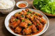 Cách làm sườn xốt me chua ngọt đậm đà chuẩn vị
