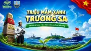 Chiến dịch 'Triệu lời chúc - Triệu mầm xanh' gửi phân bón đến Trường Sa