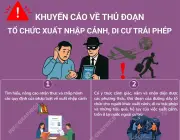 Cảnh báo thủ đoạn tổ chức xuất nhập cảnh, di cư trái phép mới