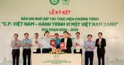 C.P. Việt Nam ký kết trồng 1,5 triệu cây xanh giai đoạn 2026-2030
