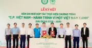 C.P. Việt Nam ký kết trồng 1,5 triệu cây xanh hướng tới Net Zero 2050