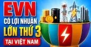 EVN lãi đột biến 55.000 tỷ, vượt Vinhomes, áp sát Viettel