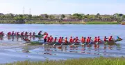 Giải đua thuyền truyền thống Quảng Ngãi 2026 sôi động trên sông Trà Bồng