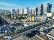 Hà Nội Metro kiểm tra các nhà ga sau sự cố mảng vữa rơi xuống xe buýt