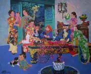 Hà Nội trong mắt cố họa sỹ Hương: Nỗi nhớ đến từng hạt gạo