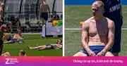 Haaland cởi trần giữa nắng gắt ở Mỹ để thích nghi World Cup 2026