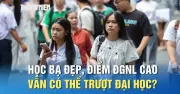 Học bạ đẹp, điểm đánh giá năng lực cao vẫn có thể trượt đại học?