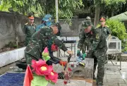 Điện Biên triển khai lấy mẫu hài cốt liệt sĩ tại nghĩa trang Tuần Giáo