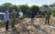 Khởi tố 2 người ở Ninh Bình vì đổ trái phép 177 tấn chất thải