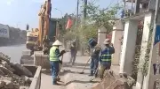 Khơi thông cống rãnh Quốc lộ 1 chống ngập mùa mưa bão 2026