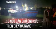 Khẩn trương cứu nạn tàu cá gặp nạn trên vịnh Đà Nẵng