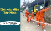 Lịch cúp điện Tây Ninh từ 2/7 đến 6/7: Hàng loạt khu dân cư mất điện từ 6h đến 16h