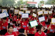 Lào Cai dẫn đầu cả nước về số trường đạt giải Trường học sinh thái ASEAN