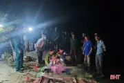 Lật thuyền trên sông Ngàn Phố: Bốn người trong cùng gia đình tử vong