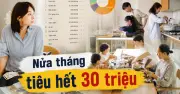 Mẹ 3 con than nửa tháng tiêu 30 triệu, dân mạng hiến kế