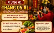 Mùng 1 tháng 5 âm lịch 2026 thắp hương giờ đẹp, điều cần làm để may mắn